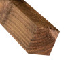 3.0M x 75 x 75mm Wooden Fence Post - Pressure Treated Brown