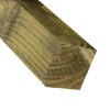 1.8M x 75 x 75mm Wooden Fence Post - Pressure Treated Green