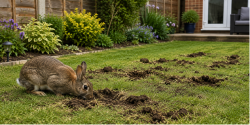 7 Ways to Stop Rabbits Digging Up Your Lawn