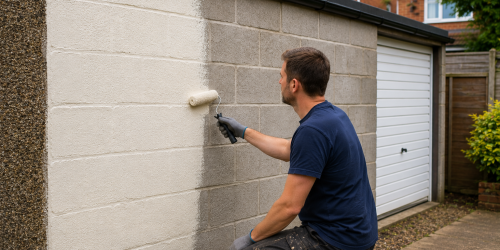 Can I Paint My Neighbours Garage Wall On My Side?