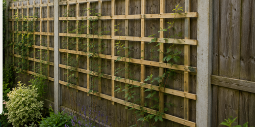 Can I put a trellis on my side of my Neighbours fence?