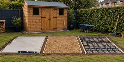 Best Shed Bases (UK): Concrete, Gravel, and Eco-Base Compared