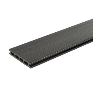 Composite Contemporary Decking Board Charcoal 3.6M (Hollow) Composite Contemporary Decking Board Charcoal 3.6M (Hollow)