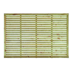 6FT x 4FT Horizontal Single Slatted Panel 6FT x 4FT Horizontal Single Slatted Panel
