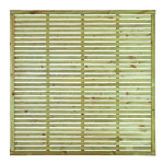 6FT x 6FT Horizontal Single Slatted Panel 6FT x 6FT Horizontal Single Slatted Panel