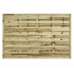 6FT x 4FT Horizontal Double Slatted Fence Panel 6FT x 4FT Horizontal Double Slatted Fence Panel