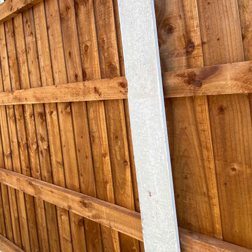 6FT x 4FT Closeboard Fence Panel - Pressure Treated Brown
