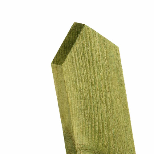 0.9m x 75x19mm Point Top Picket Pale - Pressure Treated Green/Natural 0.9m x 75x19mm Point Top Picket Pale - Pressure Treated Green/Natural