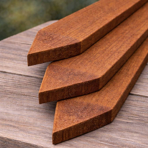 1.2m x 75x19mm Point Top Picket Pale - Pressure Treated Brown