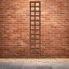 1.83M x 0.3M Traditional Square Trellis Panel - Pressure Treated Brown