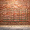 1.83M x 0.9M Traditional Square Trellis Panel - Pressure Treated Green