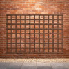 1.83M x 1.2M Traditional Square Trellis Panel - Pressure Treated Brown