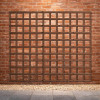 1.83M x 1.5M Traditional Square Trellis Panel - Pressure Treated Brown