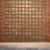 1.83M x 1.83M Traditional Square Trellis Panel - Pressure Treated Green