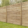 Double Slatted Fence Panels