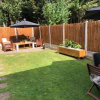 6FT x 5FT Ultra Heavy Duty Closeboard Fence Panel - Pressure Treated Brown