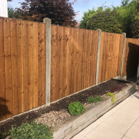 6FT x 6FT Ultra Heavy Duty Closeboard Fence Panel - Pressure Treated Brown