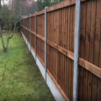 6FT x 5FT Closeboard Fence Panel - Pressure Treated Brown
