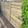 6FT x 5FT Horizontal Hit & Miss Panel - Pressure Treated Green