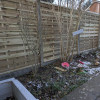6FT x 6FT Horizontal Hit & Miss Panel - Pressure Treated Green