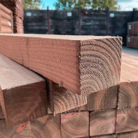 3.0M x 75 x 75mm Wooden Fence Post - Pressure Treated Brown