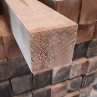 3.0M x 75 x 75mm Wooden Fence Post - Pressure Treated Brown