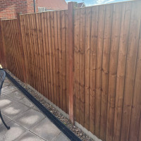 6FT x 6FT Ultra Heavy Duty Closeboard Fence Panel - Pressure Treated Brown