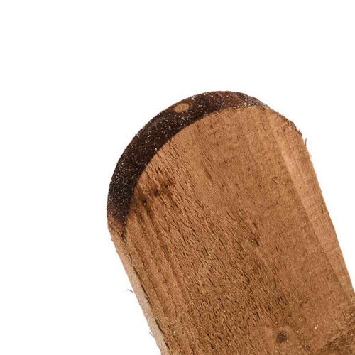 0.9m x 75x19mm Round Top Picket Pale - Pressure Treated Brown 0.9m x 75x19mm Round Top Picket Pale - Pressure Treated Brown