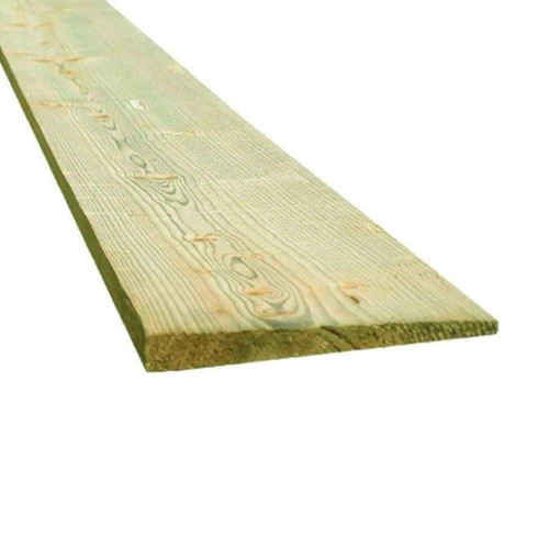1.5m x 125x22mm 2EX Feather Edge Board - Pressure Treated Green/Natural 1.5m x 125x22mm 2EX Feather Edge Board - Pressure Treated Green/Natural