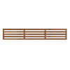1.83M x 0.3M Slatted Trellis - Pressure Treated Brown