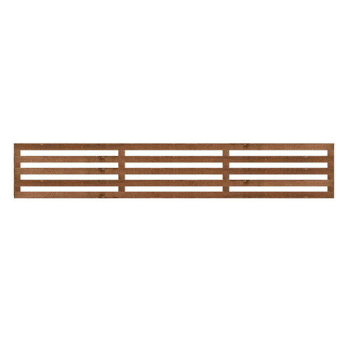 1.83M x 0.3M Slatted Trellis - Pressure Treated Brown 1.83M x 0.3M Slatted Trellis - Pressure Treated Brown