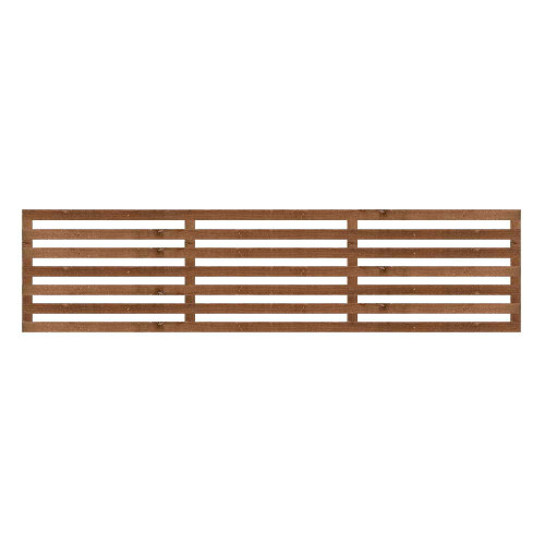 1.83M x 0.45M Slatted Trellis - Pressure Treated Brown 1.83M x 0.45M Slatted Trellis - Pressure Treated Brown