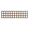1.83M x 0.45M Traditional Square Trellis Panel - Pressure Treated Brown
