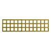 1.83M x 0.45M Traditional Square Trellis Panel - Pressure Treated Green