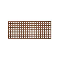 1.83M x 0.6M Privacy Square Trellis - Pressure Treated Brown