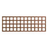 1.83M x 0.6M Traditional Square Trellis Panel - Pressure Treated Brown