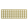 1.83M x 0.6M Traditional Square Trellis Panel - Pressure Treated Green