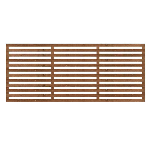 1.83M x 0.75M Slatted Trellis - Pressure Treated Brown 1.83M x 0.75M Slatted Trellis - Pressure Treated Brown