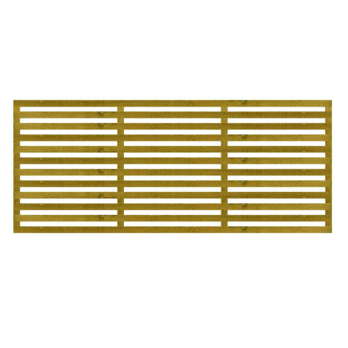 1.83M x 0.75M Slatted Trellis - Pressure Treated Green/Natural 1.83M x 0.75M Slatted Trellis - Pressure Treated Green/Natural