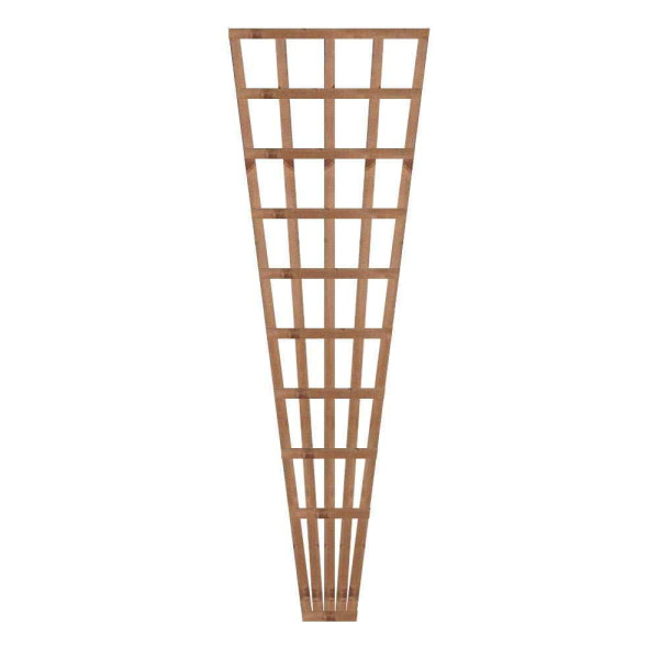 1.83M x 0.9M Fan Trellis - Pressure Treated Brown