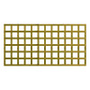 1.83M x 0.9M Traditional Square Trellis Panel - Pressure Treated Green