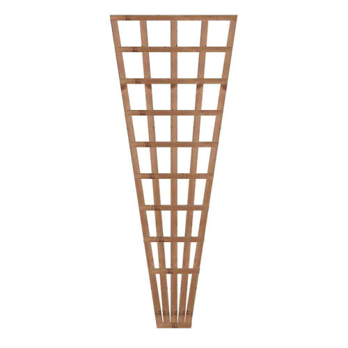 1.83M x 1.2M Fan Trellis - Pressure Treated Brown 1.83M x 1.2M Fan Trellis - Pressure Treated Brown