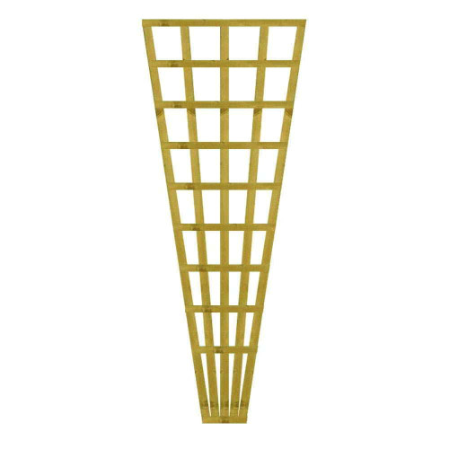 1.83M x 1.2M Fan Trellis - Pressure Treated Green/Natural