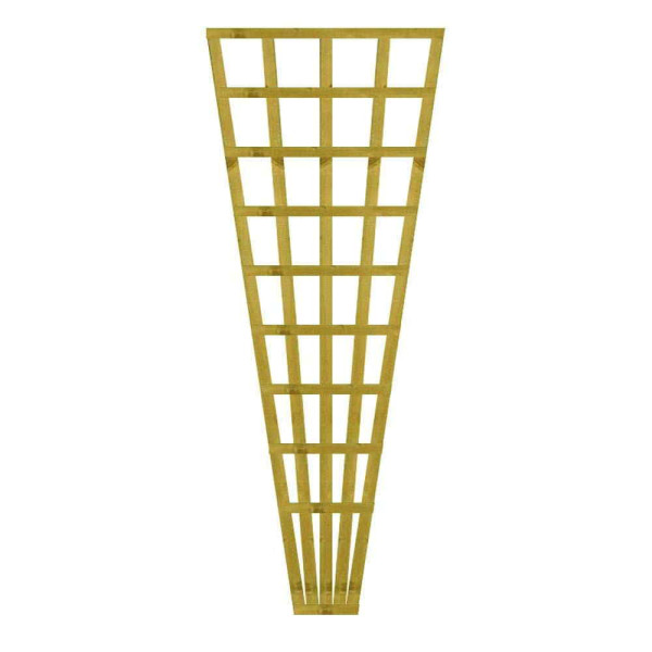 1.83M x 1.2M Fan Trellis - Pressure Treated Green