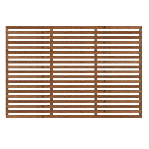 1.83M x 1.2M Slatted Trellis - Pressure Treated Brown 1.83M x 1.2M Slatted Trellis - Pressure Treated Brown