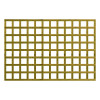 1.83M x 1.2M Traditional Square Trellis Panel - Pressure Treated Green