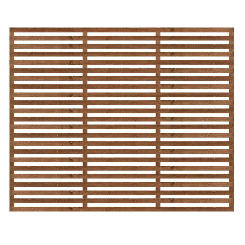 1.83M x 1.5M Slatted Trellis - Pressure Treated Brown 1.83M x 1.5M Slatted Trellis - Pressure Treated Brown