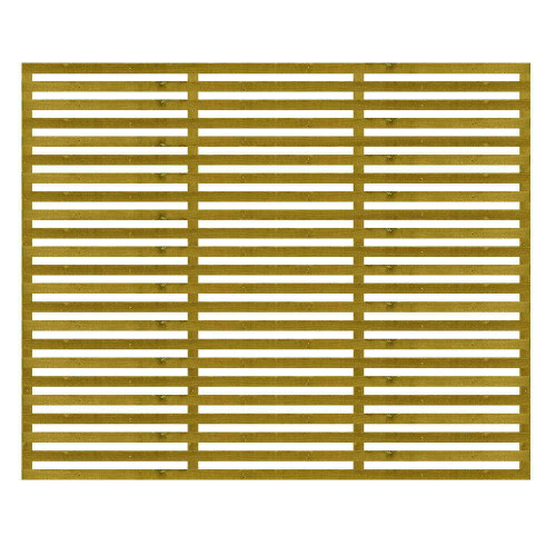 1.83M x 1.5M Slatted Trellis - Pressure Treated Green/Natural 1.83M x 1.5M Slatted Trellis - Pressure Treated Green/Natural