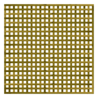 1.83M x 1.83M Privacy Square Trellis - Pressure Treated Green