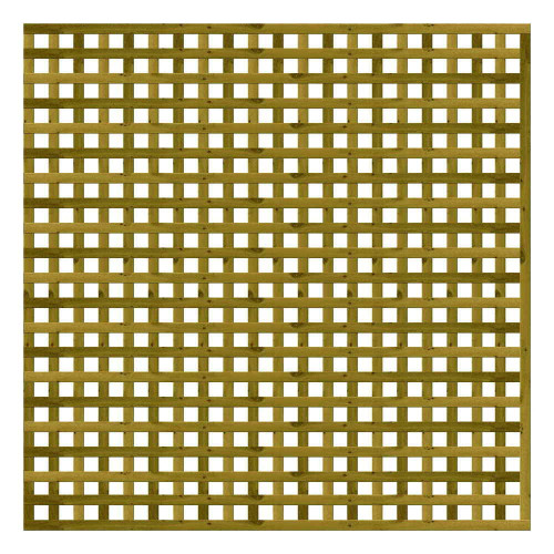 1.83M x 1.83M Privacy Square Trellis - Pressure Treated Green/Natural 1.83M x 1.83M Privacy Square Trellis - Pressure Treated Green/Natural